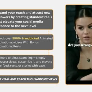 4800+ MRR Media Growth Pack, Inspirational Motivational Reels Bundle, PLR
