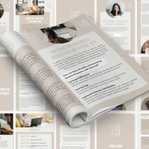 Mrr Ebook Scaling Your Business with Chatgpt, Ai Ebook Ready-To-Resell, Digital Marketing Guide
