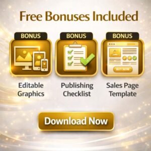 Make Money Online Ebook PLR MRR English | 111 Page Canva Editable Digital Product