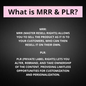 100 Million Digital Products PLR Bundle | Master Resell Rights | Passive Income Business