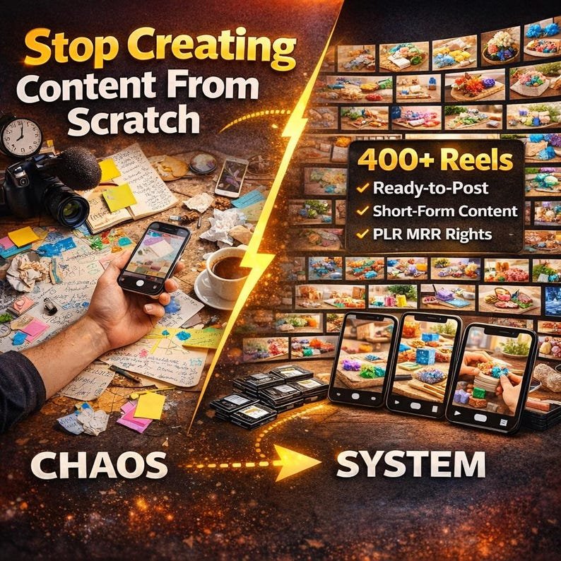 4000+ DIY Art & Craft Reels PLR MRR | Digital Download Content for Instagram TikTok YouTube - Image 6