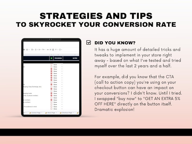 Ultimate E-commerce Shopify Store and Website Checklist Builder, How To Sell On Shopify, Shopify Selling Guide - Image 4