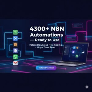 4300+ N8N Automation Workflow Templates | Business & Marketing (Digital Download)
