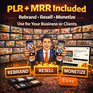 4000+ DIY Art & Craft Reels PLR MRR | Digital Download Content for Instagram TikTok YouTube