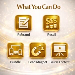 Make Money Online Ebook PLR MRR English | 111 Page Canva Editable Digital Product