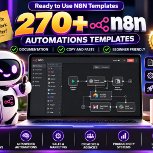 n8n AI Automation Workflows: 270+ Ready-to-Use Business Solutions (Digital Download, PLR/MRR