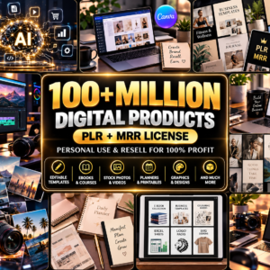 100 Million+ PLR MRR Bundle Ideal for Passive Income | Plr Mrr Digital Products