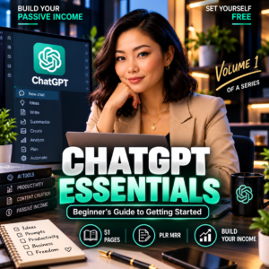 ChatGPT The Beginners Guide with Master Resell Rights, AI for Beginners eBook, Learn How to Use ChatGPT Like a Pro, PLR MRR