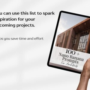 Nano Banana Prompts For Architects, Architecture AI Prompts, Rendering AI Prompts, Architecture Templates PDF