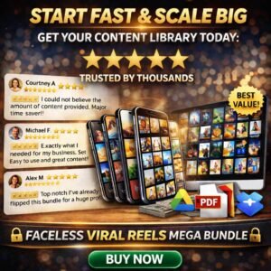 250,000+ Viral Reels Mega Bundle (PLR/MRR) | Faceless Reels Content