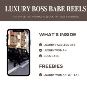 2000+ Luxury Aesthetic Boss Babe Reels Bundle