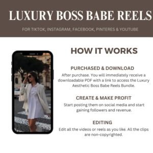 2000+ Luxury Aesthetic Boss Babe Reels Bundle