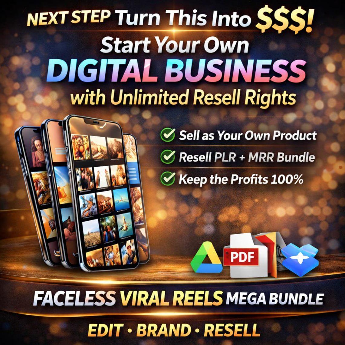 250,000+ Viral Reels Mega Bundle (PLR/MRR) | Faceless Reels Content - Image 2