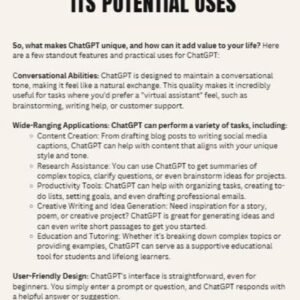 ChatGPT The Beginners Guide with Master Resell Rights, AI for Beginners eBook, Learn How to Use ChatGPT Like a Pro, PLR MRR
