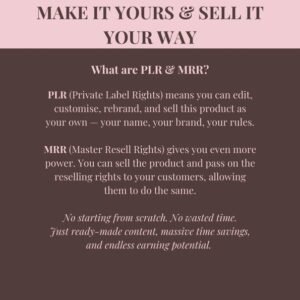 Faceless Creator Starter Kit | PLR & MRR Digital Products
