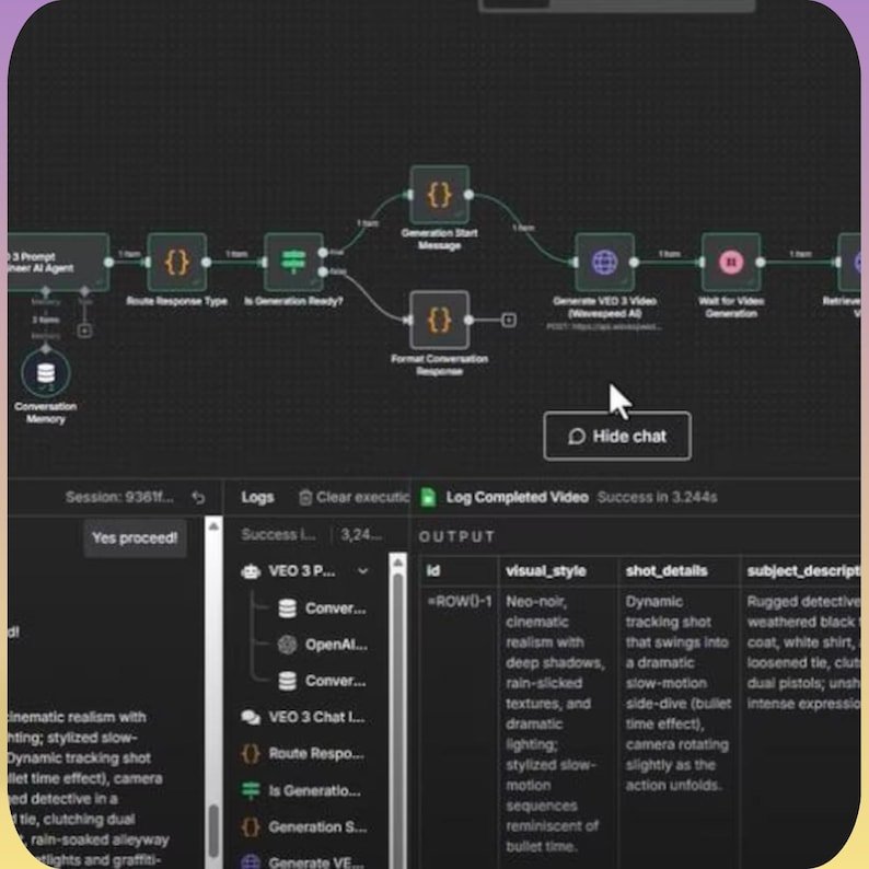 VEO 3 AI Video Automation: n8n Template, No-Code Workflow (JSON File) - Image 9