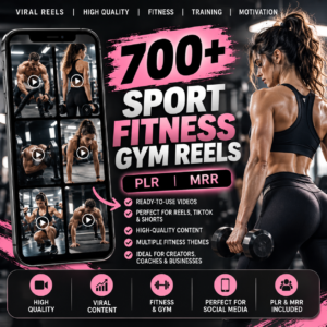 700+ Fitness GYM Reels Bundle, Tiktok, YouTube Shorts, Instagram Reels, Training Fitness Reels