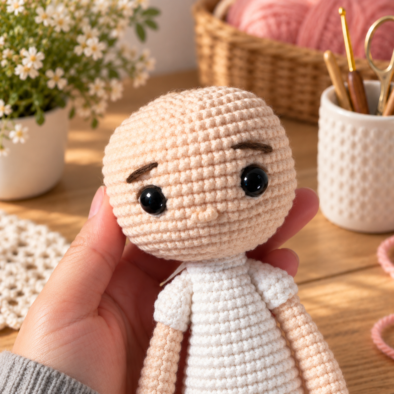 Strawberry Girl Crochet Pattern PDF – Rosita Fresita Amigurumi Doll - Image 4
