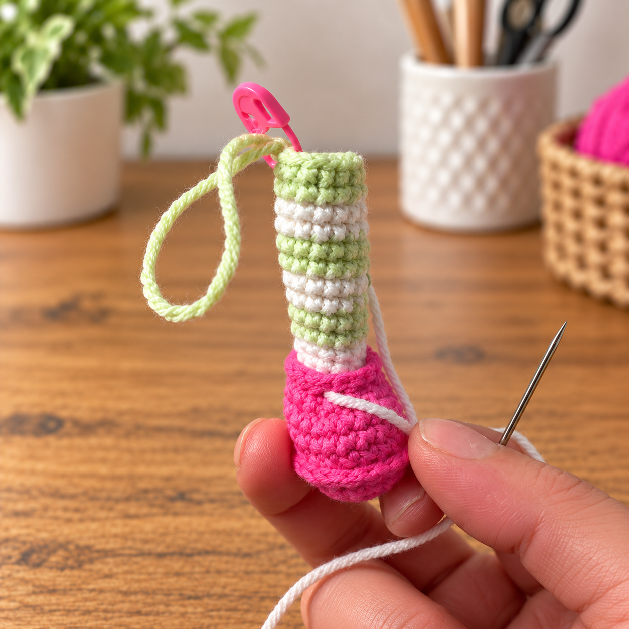 Strawberry Girl Crochet Pattern PDF – Rosita Fresita Amigurumi Doll - Image 8