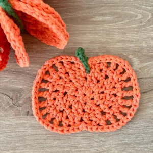 Pumpkin Coasters Set Crochet Pattern PDF | Fall & Halloween Decor