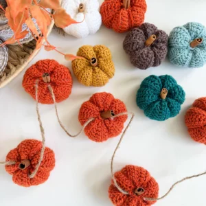 Easy Crochet Pumpkin Pattern PDF | 6 Sizes, Beginner Friendly Fall Decor