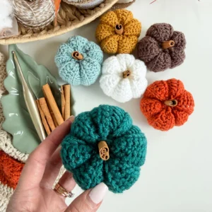 Easy Crochet Pumpkin Pattern PDF | 6 Sizes, Beginner Friendly Fall Decor