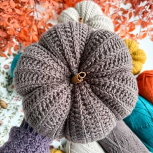 Easy Crochet Pumpkin Pattern PDF | 6 Sizes, Beginner Friendly Fall Decor