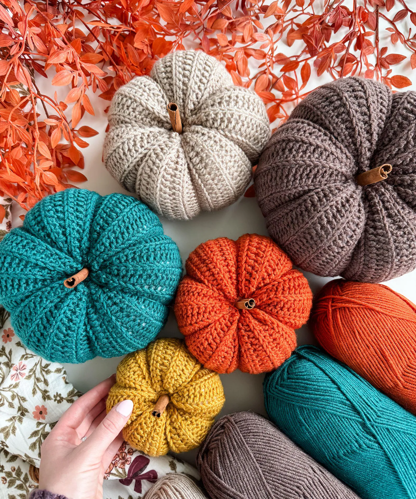 Easy Crochet Pumpkin Pattern PDF | 6 Sizes, Beginner Friendly Fall Decor - Image 14