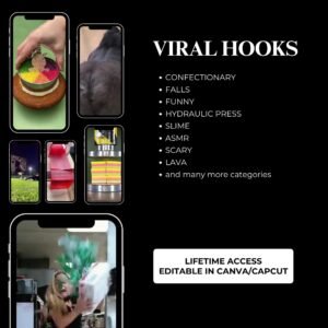1000+ Viral Hook Videos Bundle PLR MRR Resell Rights TikTok Reels Shorts Social Media Growth Pack