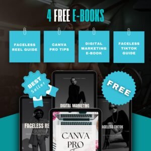 Men’s Fitness Reels: 600+ Bundle, MRR Gym Video Clips, Faceless Workout Edits, TikTok