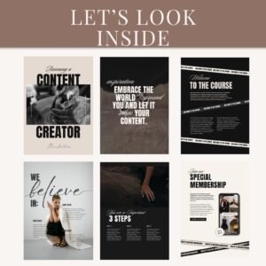85 Page Done-for-You eBook Canva Template with PLR | Editable eBook Design for Content Creators