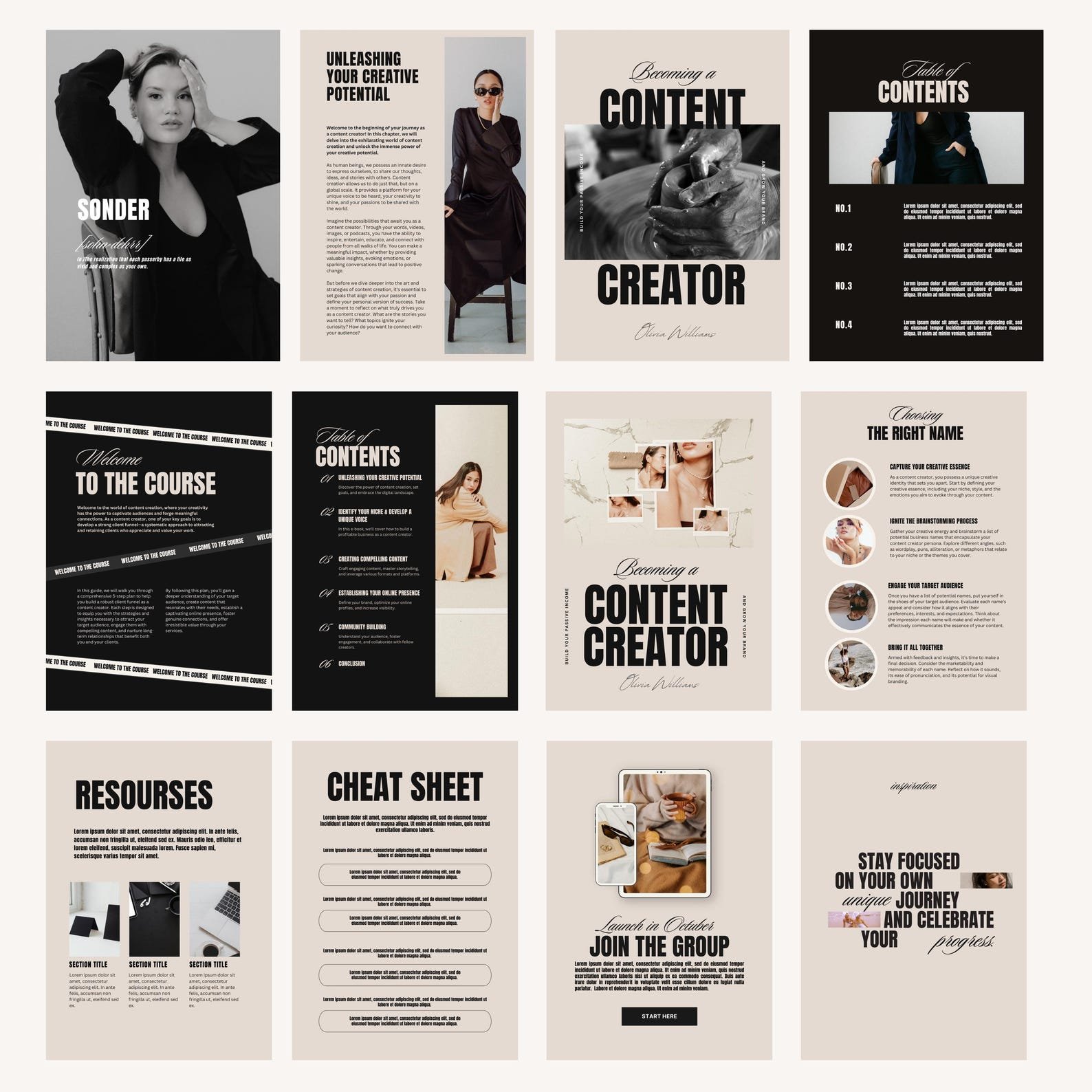 85 Page Done-for-You eBook Canva Template with PLR | Editable eBook Design for Content Creators - Image 5
