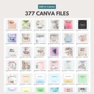 10,500 Canva Planner Templates | 2026-2027 Editable Planners, Journals, Trackers & Calendars | PLR Master Resell Rights Bundle