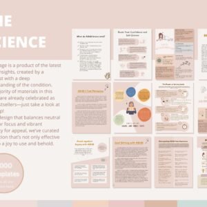 1000+ ADHD & Mental Health Canva Templates: PLR Master Resell Rights